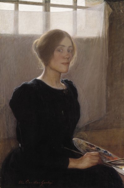 Autorretrato de Elin Danielson Gambogi